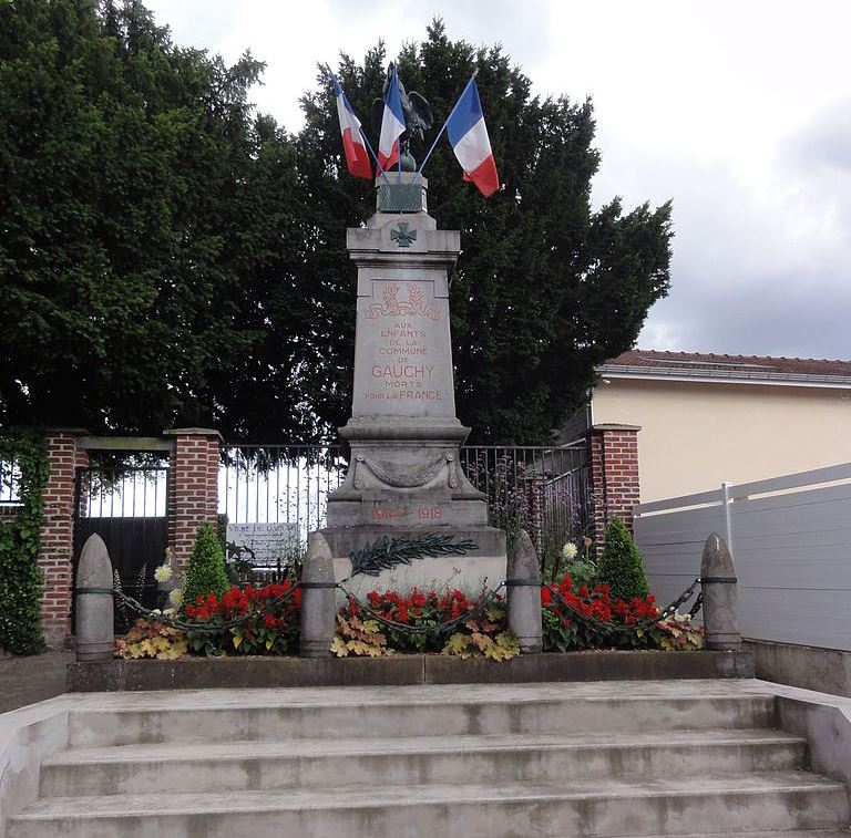 Oorlogsmonument Gauchy #1