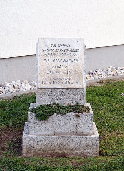 Monument Bombardement 21 Februari 1945