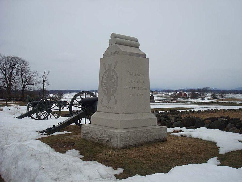 Monument 1st Rhode Island Artillery - Battery A