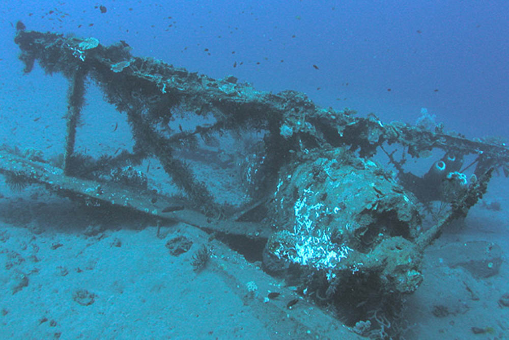 Wreckage Mitsubishi F1M 