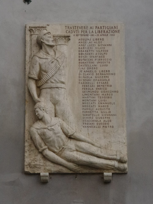 Memorial Partisans of Trastevere #1