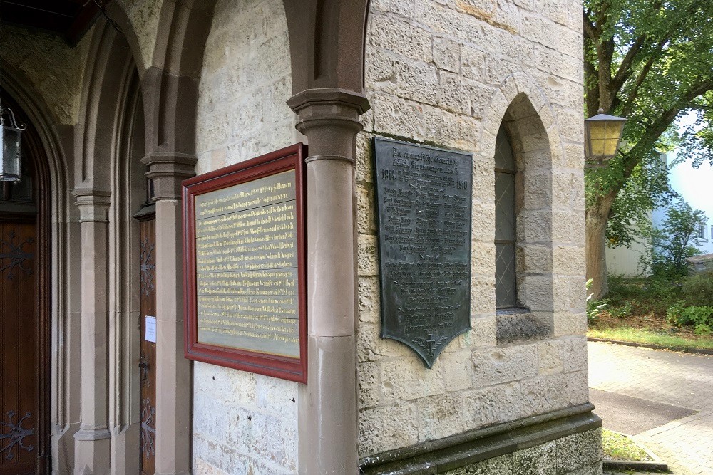 Memorials For The Fallen In The First And Second World War Sigmaringen #1