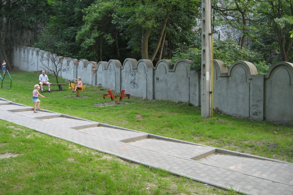 Replica Muur Joodse Getto Krakau #1