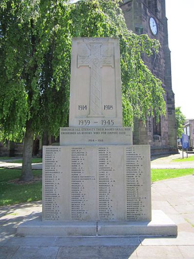 Oorlogsmonument Middlewich