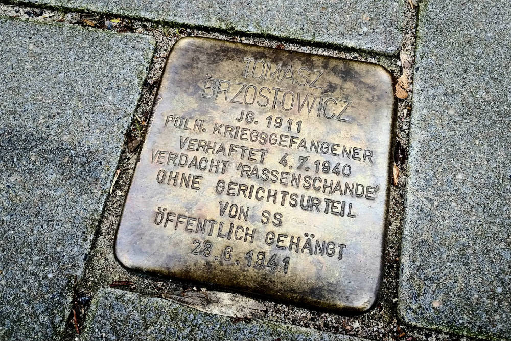 Stolperstein Sedentaler Strae 18