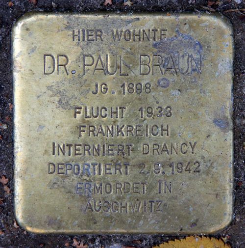 Stumbling Stones Else-Lasker-Schüler-Straße 11 #2