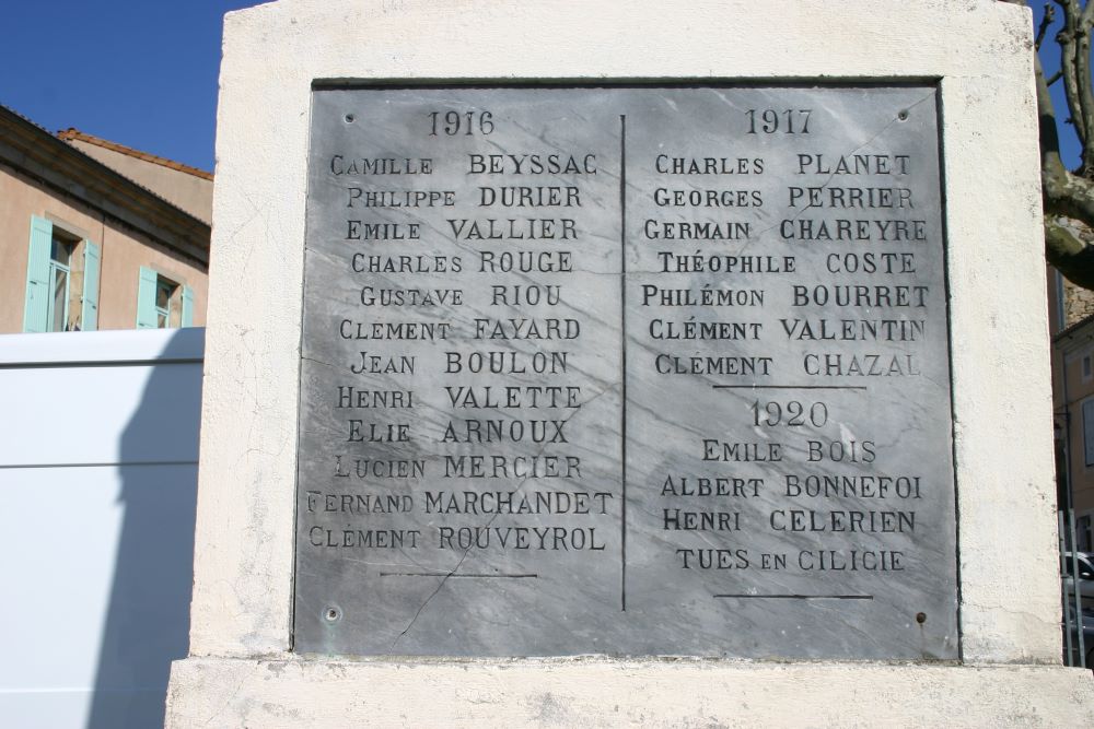 War Memorial 1914-1918 Saint-Pierreville #3