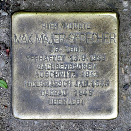 Stolperstein Weinbergsweg 9 #1