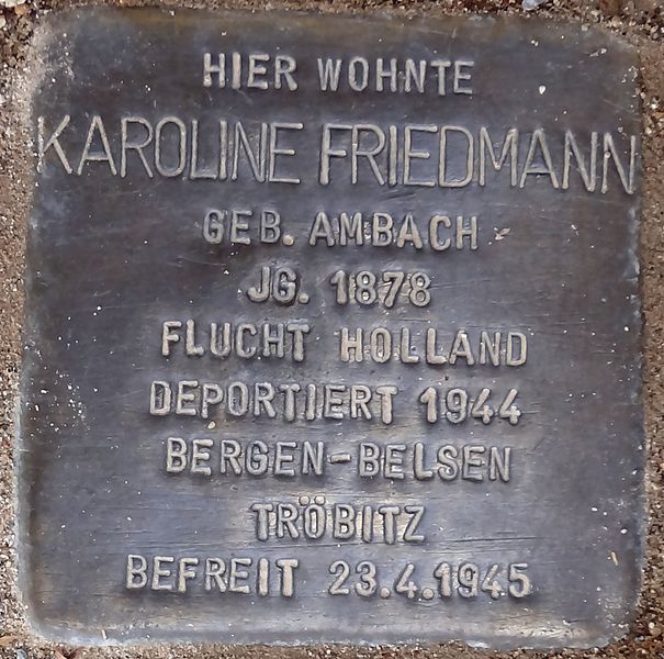 Stolpersteine Ried 11 #2