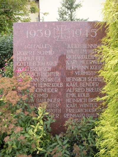 Oorlogsmonument Bahnbrcken