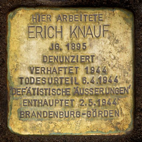 Stolpersteine Dudenstraße 10 #2