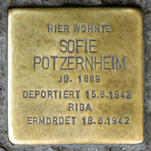 Stolperstein Karl-Marx-Straße 93