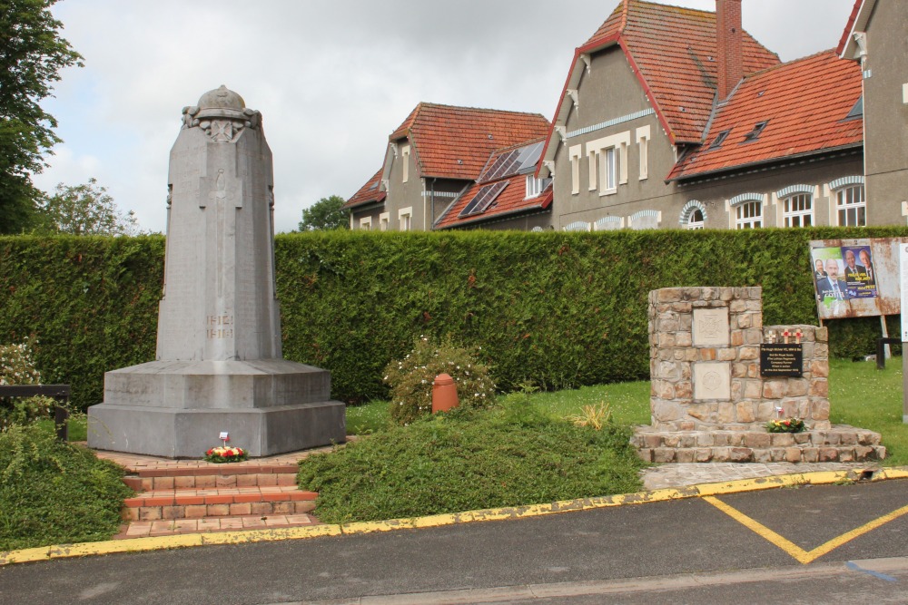 Oorlogsmonument Courcelles-le-Comte #1