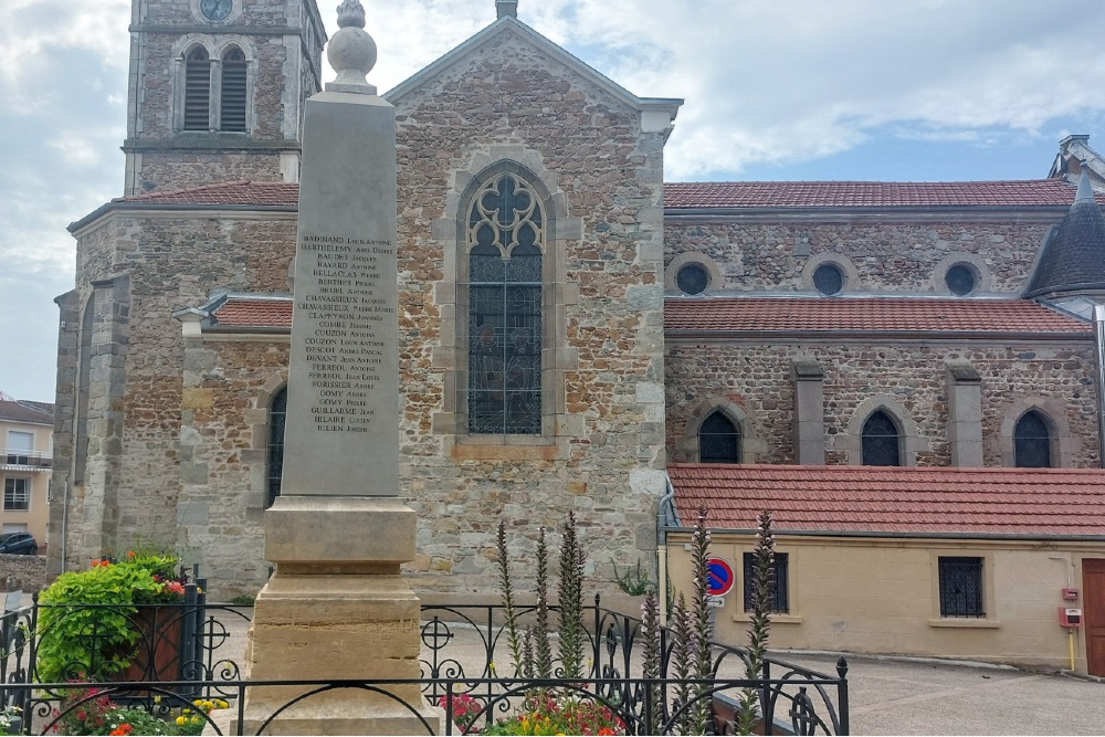 Oorlogsmonument Andrézieux-Bouthéon #5