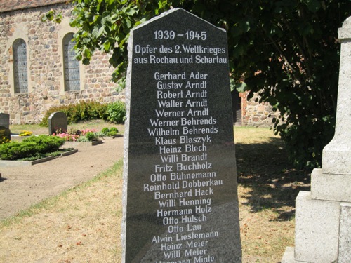 Oorlogsmonument Rochau en Schartau