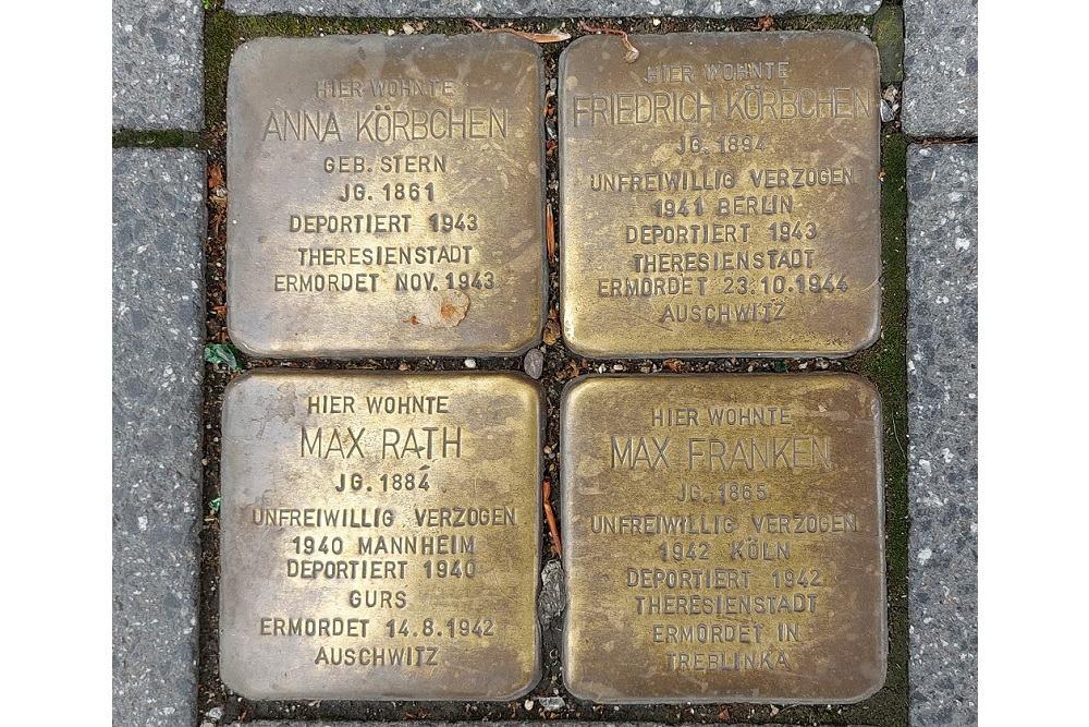 Stolpersteine Bahnhofstrae 9