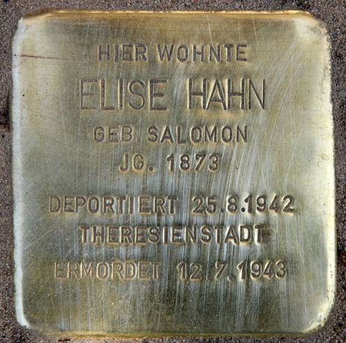 Stolpersteine Trautenaustrae 6 #2