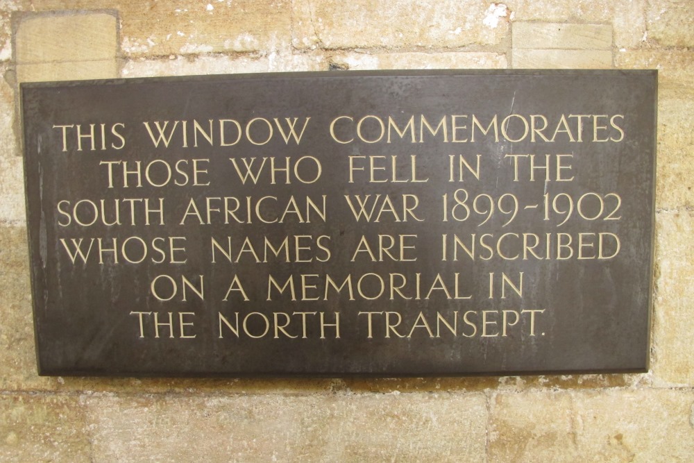 Memorials & Remembrance Window St Peter's Cathedral #3