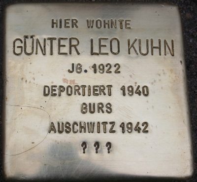 Stolpersteine Klosestrae 38 #3