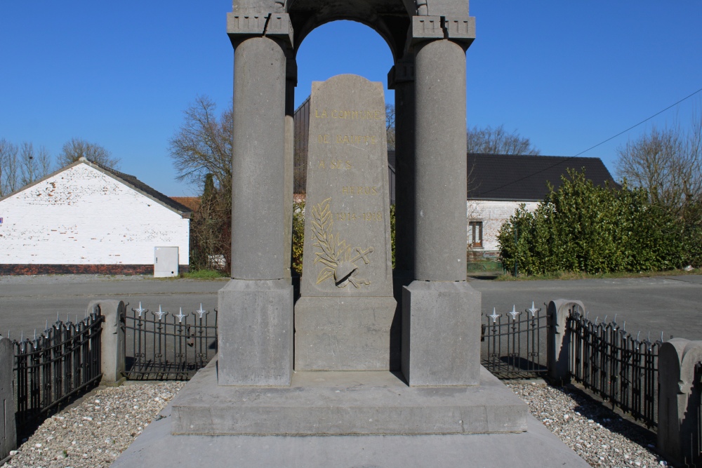 World War I Memorial Bauffe #3