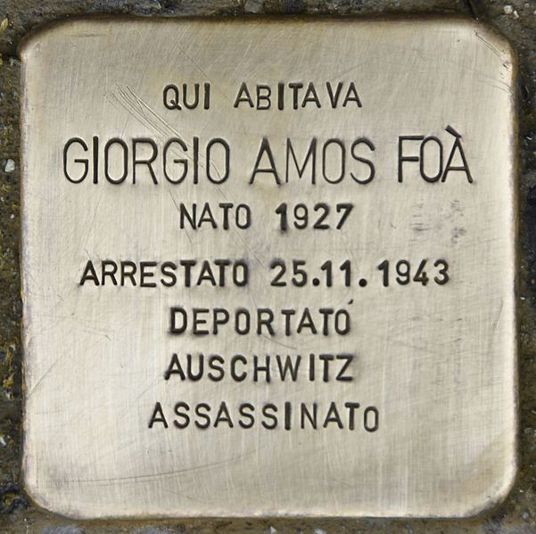 Stolpersteine Via Francesco Petrarca 13 #2