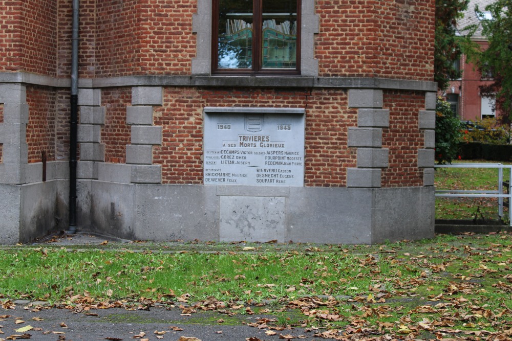 Monument Tweede Wereldoorlog Trivières	 #1