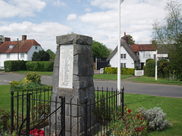 Oorlogsmonument Henham