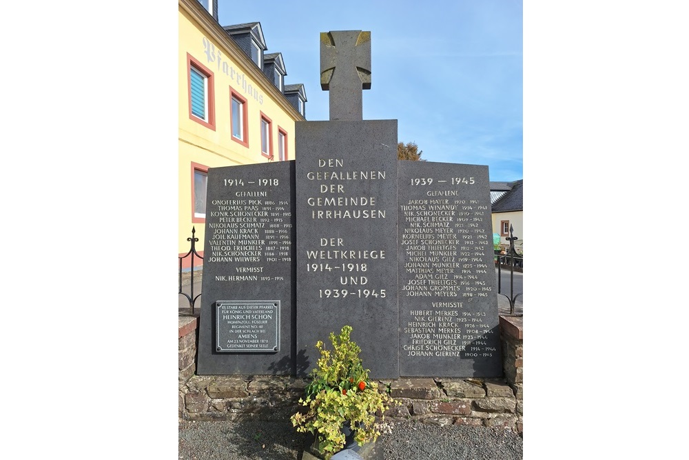 German War Graves and Memorial Irrhausen #1