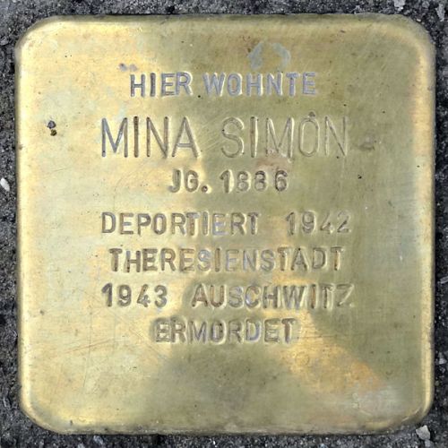 Stolperstein Springerweg 8 #1