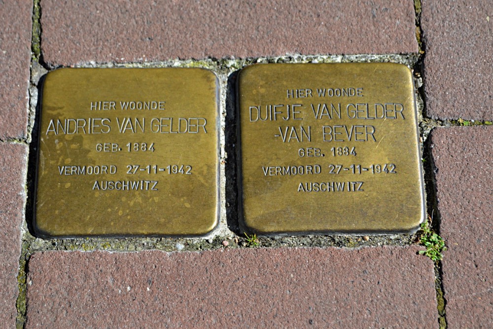 Stolpersteine Muiderstraat 29-huis