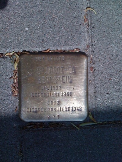 Stolperstein Lerchenfeld 10