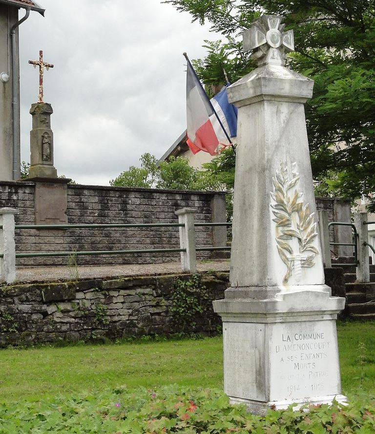 Oorlogsmonument Amenoncourt #1