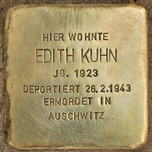 Stolpersteine Hufelandstraße 35 #1