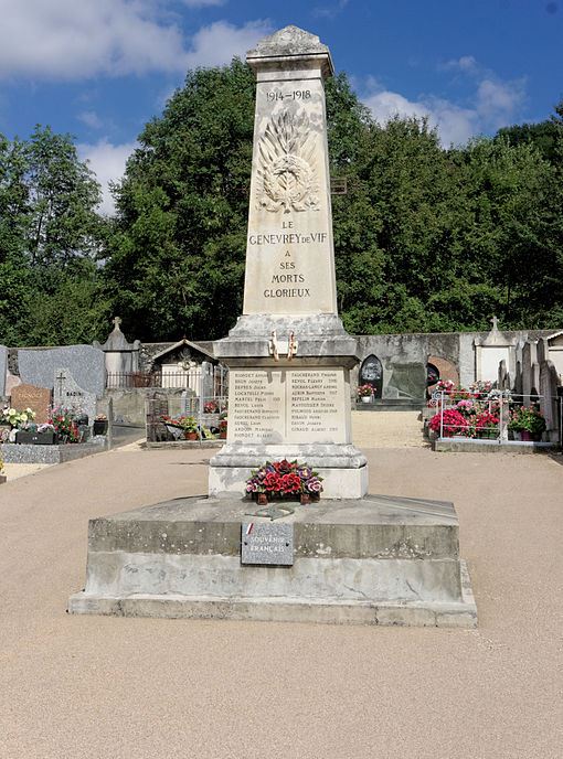 Oorlogsmonument Le Genevrey de Vif