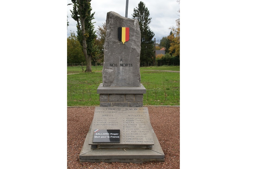 Monument Eerste Wereldoorlog Avin #1