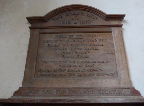 War Memorial Holy Trinity Church