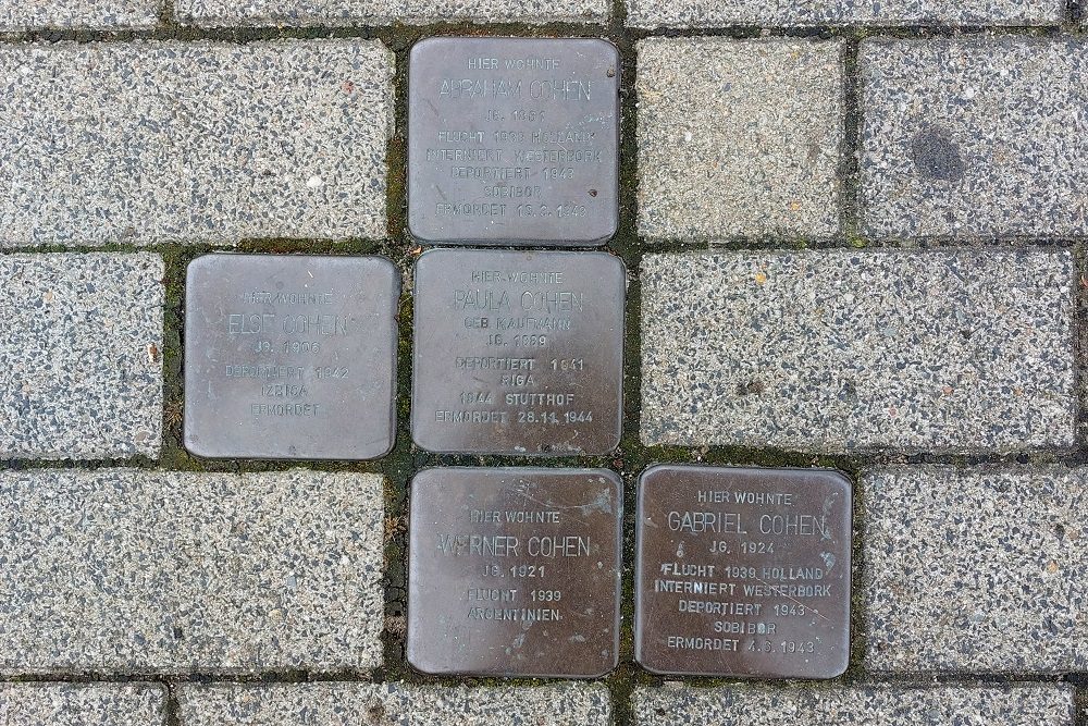 Stumbling Stones Weezerstraße 29 #1