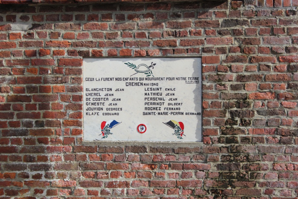 Belgische en Franse Oorlogsgraven Crehen #2