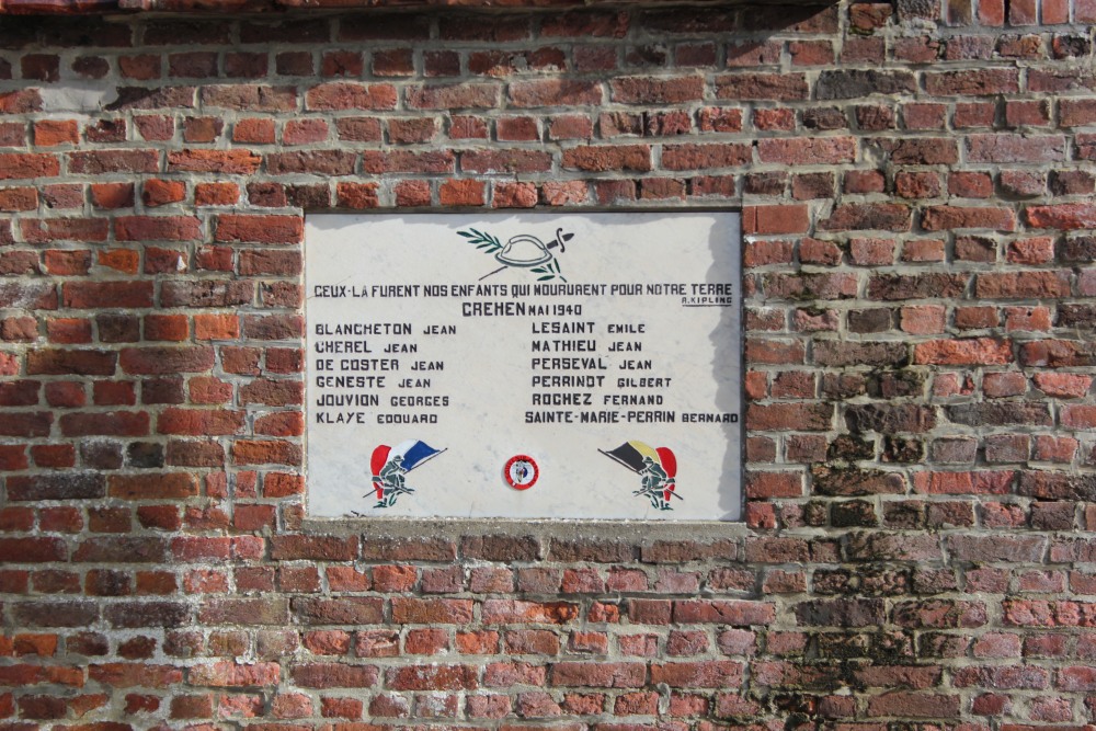 Belgian and French War Graves Crehen #2