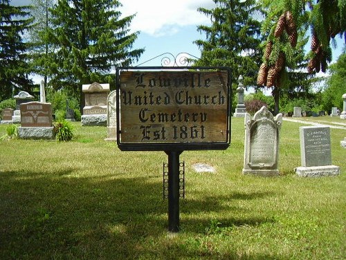 Commonwealth War Grave Lowville United Church Cemetery