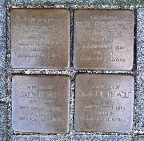 Stolpersteine Akkerstraat 13 #2