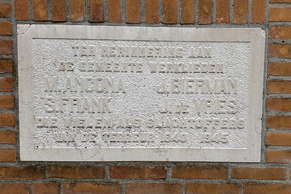 Memorial Fallen Municipal Officials Amsterdam #1