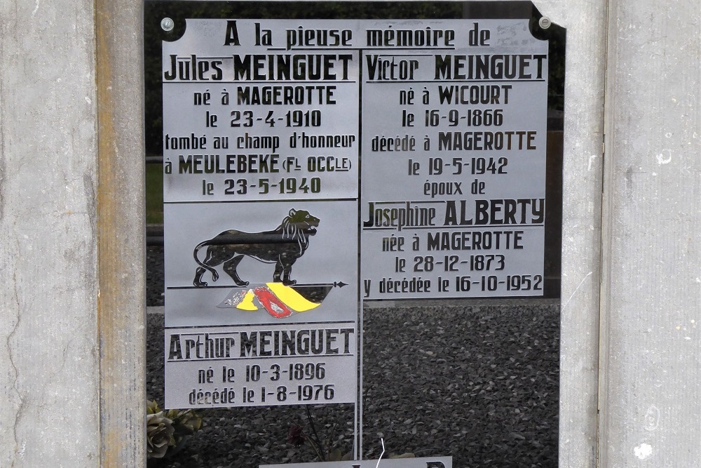 Belgische Oorlogsgraven Magerotte #3