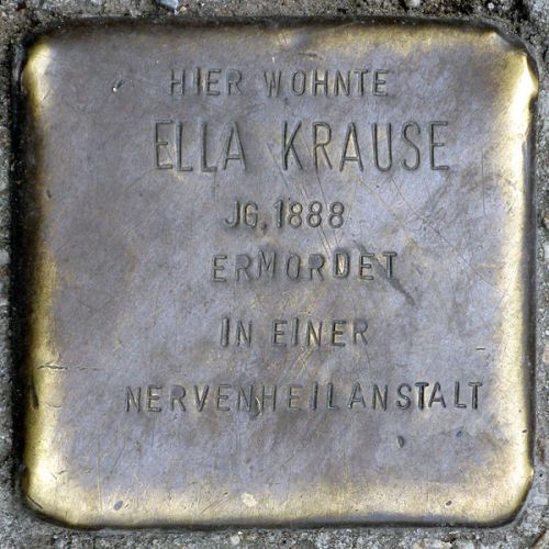 Stolperstein Zinzendorfstraße 8