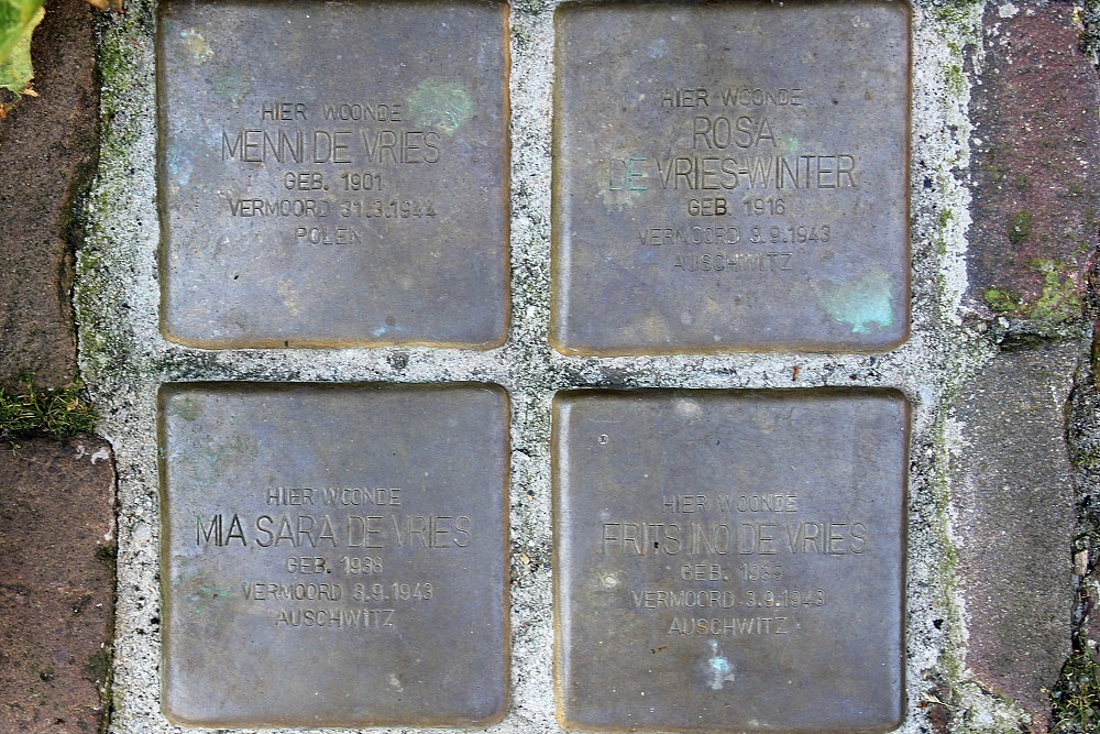 Stolpersteine Waterstraat 18 (voorheen 12) #1