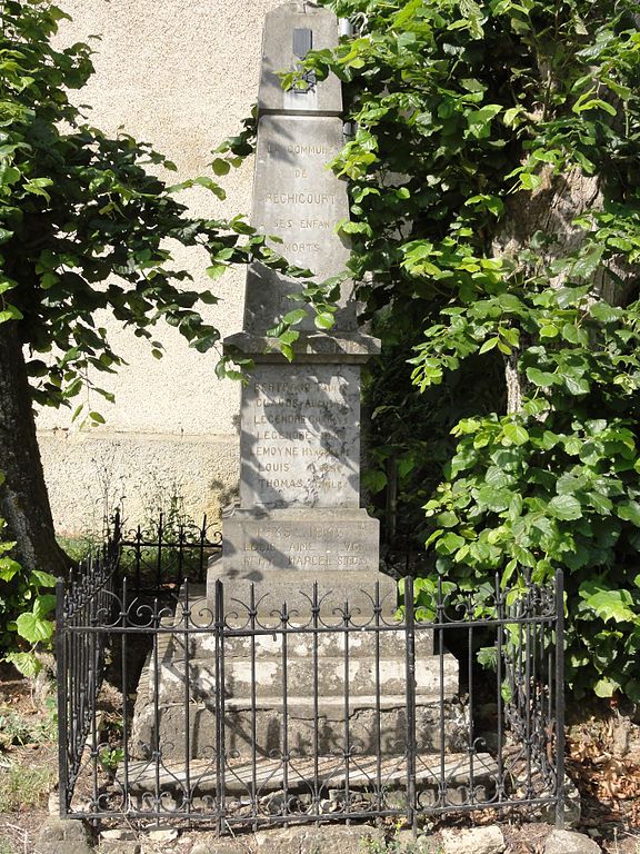 War Memorial Réchicourt