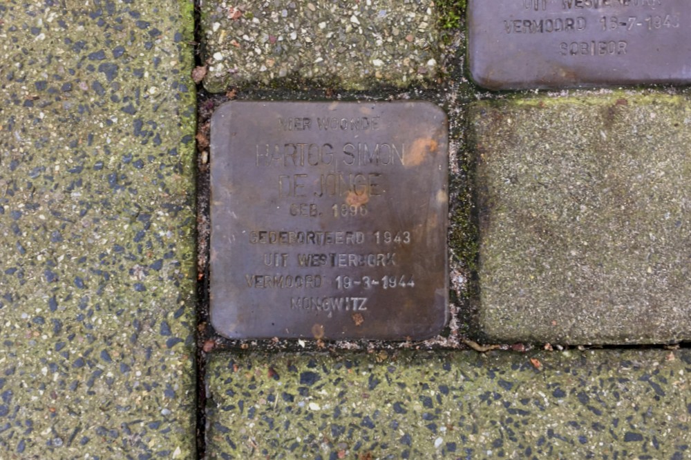 Stolpersteine Burgemeester Schooklaan 12 #3