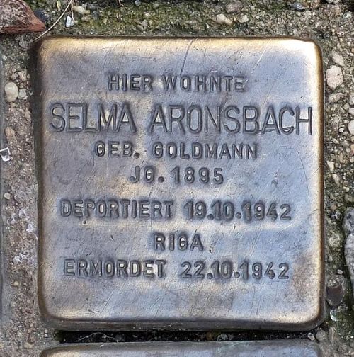 Stolpersteine Groe Prsidentenstrae 8 #4