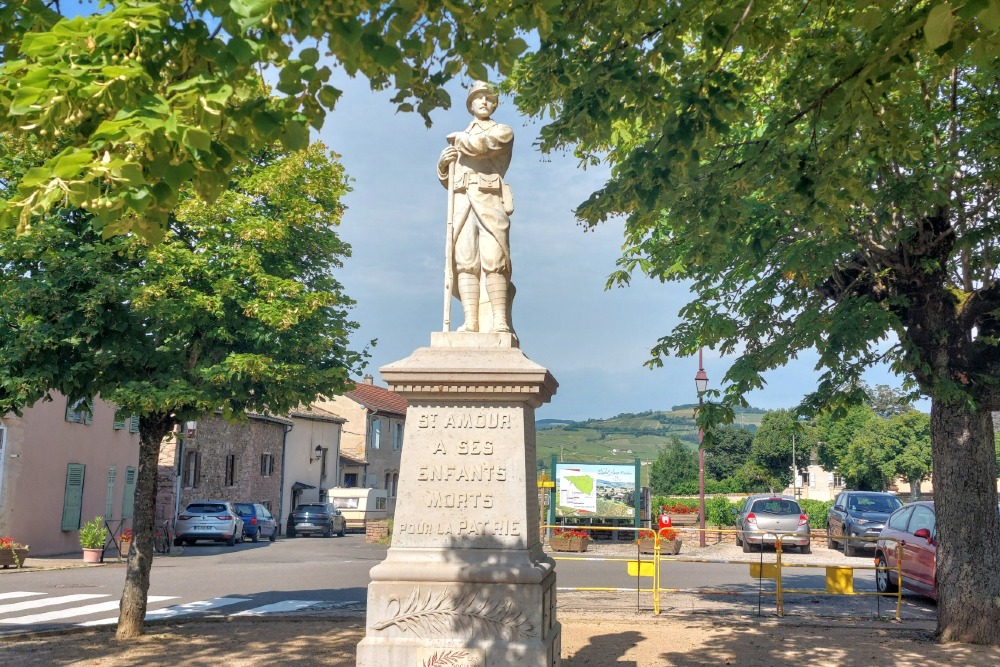 Oorlogsmonument Saint-Amour-Bellevue #3