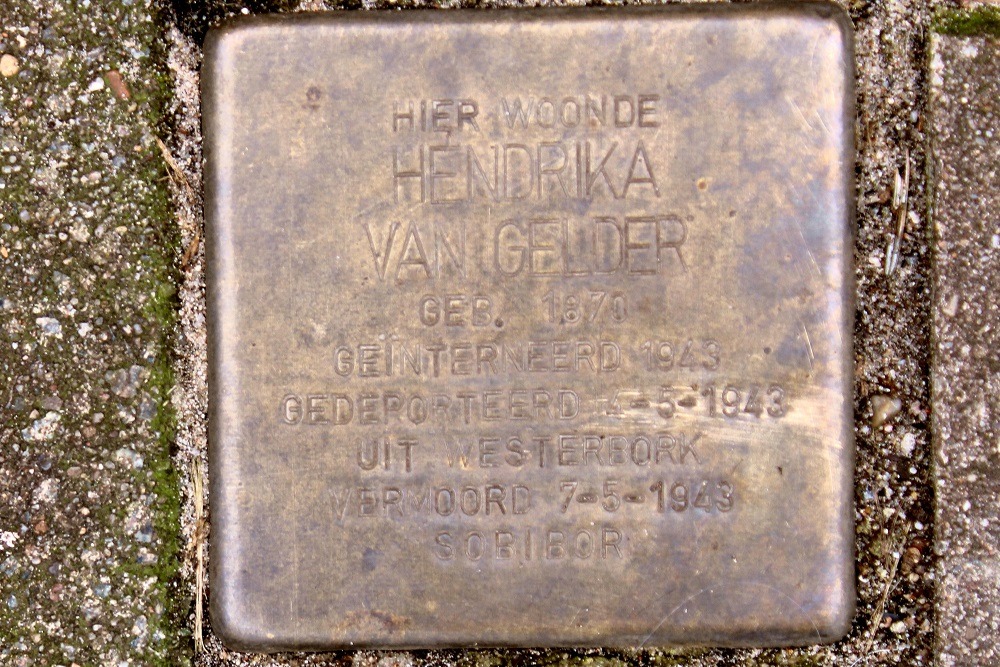 Stolperstein Zomerdijkstraat 18